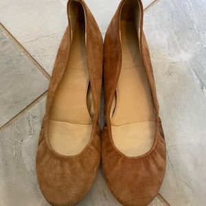 J Crew suede ballet flat size 8.5